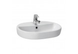 Umywalka 60 cm nablatowa Cersanit Caspia Oval biała - sanitbuy.pl