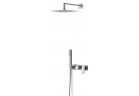 Zestaw natryskowy z baterią podtynkowa i słuchawką Bruma Linea deszczownica 20 cm, chrom 