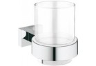 Szklanka Grohe Essentials Cube z uchwytem