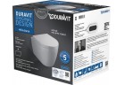 Duravit ME by Starck Zestaw WC wiszący Compact Duravit Rimless  z deską sedesową wolnoopadającą,kolor biały