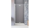 Drzwi prysznicowe Radaway Fuenta New DWB lewe 100 profil chrom, szkło przejrzyste