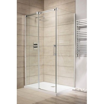 Drzwi prysznicowe 100 lewe Radaway Espera KDJ szkło przejrzyste, profil chrom- sanitbuy.pl