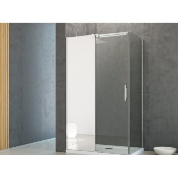 Drzwi prysznicowe 100 lewe Radaway Espera KDJ Mirror szkło przejrzyste, profil chrom- sanitbuy.pl