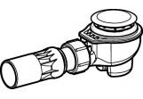 Brodzikowy zestaw odpływowy Geberit d50, kompletny Uniflex chrom błyszczący