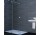 Drzwi suwane Huppe Xtensa Pure Walk-In 1401 - 1600 mm, lewe, 1-częściowe, el. stały, przezroczyste Anti-Plaque, czarny