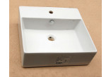 Umywalka ArtCeram Quadro stawiana na blat/ścienna prostokątna 50x48cm, biała- sanitbuy.pl
