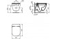 Miska WC Ideal Standard Tesi 53,5x36,5cm wisząca bezrantowa biała + deska Ideal Standard Tesi wolnoopadająca - sanitbuy.pl