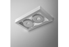 Kinkiet AQForm Cadra 111x2 QRLED, biały mat