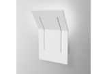 Kinkiet AQForm Camber square rift LED, biały mat