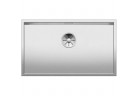 Zlewozmywak stalowy jednokomorowy Blanco Zerox 700-U 74x44 cm podwieszany bez korka automatycznego, stalowy 