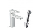 Bateria umywalkowa Hansgrohe Metropol z główką bidette i wężem 1,6m, uchwyt loop, chrom
