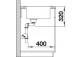 Zlewozmywak stalowy dwukomorowy Blanco Z-Style 340/180-U 58,5x44 cm, stal szczotkowana - sanitbuy.pl