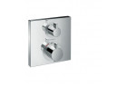 Bateria termostatyczna Hansgrohe Ecostate Square i zawory do montażu podtynkowego, chrom