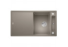 Zlew konglomeratowy + deska drewniana AXIA III 5 S Blanco Silgranit InFino 470x915 mm tartufo