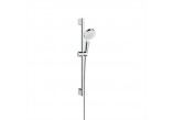 Zestaw prysznicowy Hansgrohe Crometta 1jet Unica EcoSmart 0,65m, biały/chrom