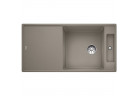 Zlew konglomeratowy + deska drewnianą AXIA III XL 6 S Blanco Silgranit prawa komora 1000x470mm tartufo
