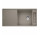 Zlew konglomeratowy + deska drewnianą AXIA III XL 6 S Blanco Silgranit prawa komora 1000x470mm tartufo