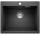 Zlew konglomeratowy Pleon 6 Blanco Silgranit 615x510 mm korek InFino z sitkiem, antracyt