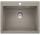 Zlew konglomeratowy Pleon 6 Blanco Silgranit 615x510 mm korek InFino z sitkiem, tartufo