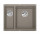 Zlewozmywak Blanco Subline 340/160-U Siligranit PuraDur 55,5x40cm PRAWY bez korka automatycznego, tartufo