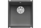 Zlewozmywak Blanco Subline 375-U ceramiczny 41.4x45.6m bez korka automatycznego, bazaltowy