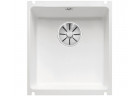 Zlewozmywak Blanco Subline 375-U ceramiczny 41.4x45.6cm bez korka automatycznego, biały połysk