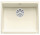 Zlewozmywak Blanco Subline 500-U ceramiczny PuraPlus 54.3x45.6cm bez korka automatycznego, magnolia połysk