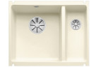 Zlewozmywak Blanco Subline  350/150-U ceramiczny PuraPlus bez korka autoamtycznego 56.7x45.6cm, magnolia połysk
