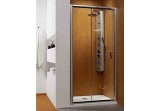 Drzwi do wnęki Radaway Premium Plus DWJ 1000 mm przesuwne, szkło brązowe, 33303-01-08N
