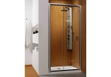 Drzwi do wnęki Dolphi  Radaway Premium Plus DWJ 1000 mm przesuwne, szkło brązowe- sanitbuy.pl