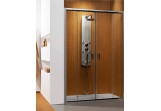 Drzwi do wnęki Radaway Premium Plus DWD 1400 mm podwójne, przesuwne, szkło brązowe