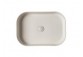 Umywalka nablatowa, prostokątna Galassia SmartB biała, 45 x 38 cm, bez otworu i półki na baterię- sanitbuy.pl