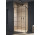 Kabina prysznicowa Walk-In Radaway Modo New Black II Factory 85, szkło przejrzyste, wys. 200cm, profil czarny