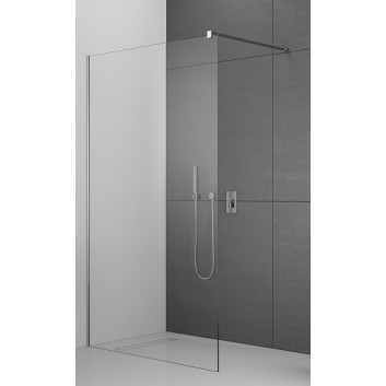 Ścianka Walk-In Radaway Modo New II 50, 50x200cm, chrom, szkło przejrzyste- sanitbuy.pl