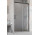 Drzwi prysznicowe suwane Radaway Idea Black DWJ 150 Prawe, 148.7-151.2x200.5cm, profil czarny, szkło przejrzyste, 387019-54-01R