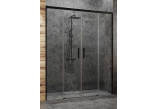 Drzwi do wnęki Radaway Idea Black DWD 140 140x200.5cm, profil czarny, szkło przejrzyste