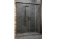 Drzwi do wnęki Radaway Idea Black DWD 140x200.5cm, profil czarny, szkło przejrzyste- sanitbuy.pl