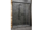 Drzwi do wnęki Radaway Idea Black DWD 190 190x200.5cm, profil czarny, szkło przejrzyste