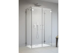 Drzwi prysznicowe Radaway Arta DWD+2S 80x200 cm prodil chrom, szkło przejrzyste
