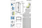 Drzwi prysznicowe Radaway Arta DWD+2S 80x200 cm prodil chrom, szkło przejrzyste- sanitbuy.pl