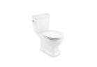 Miska WC Roca Carmen Rimless do kompaktu 67x37cm odpływ podwójny, biały
