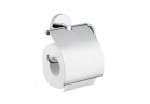 Wieszak/ Uchwyt na papier Hansgrohe Logis z osłoną - nikiel szczotkowany, 40523820
