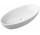 Umywalka nablatowa Omnires Siena L UN Marble+ 60x35cm, biała