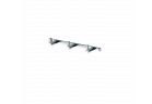 Listwa Stella z trzema haczykami 20x4 cm, chrom