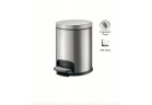 Kosz/pojemnik Stella Premium na odpady okrągły 5L, srebrny