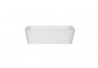 Umywalka Besco Assos nablatowa 40x50x15 cm, biała