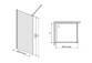 Ścianka prysznicowa Sanplast TX Walk-In 110x190 cm, profil srebrny błyszczący, szkło przezroczyste- sanitbuy.pl