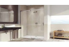 Drzwi prysznicowe Huppe Aura Elefance 1-częściowe 120x190cm Anti-Plaque, profil srebrny matowy, szkło przeźroczyste 
