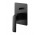 Bateria wannowa Kohlman Experience Black podtynkowa, czarny mat