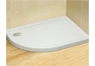 Brodzik akrylowy Radaway Tasos Plus E 100x80 cm półokrągły prawy 